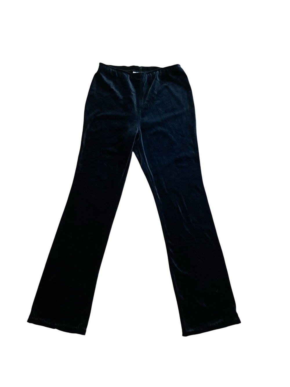 Energie Black Velvet Vintage Y2K Flare Leg Pants Size M